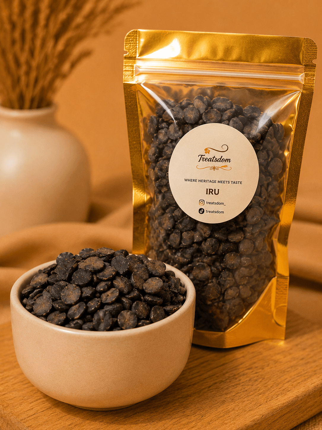 Iru (Locust Beans) — Authentic Flavours Nigerian snack