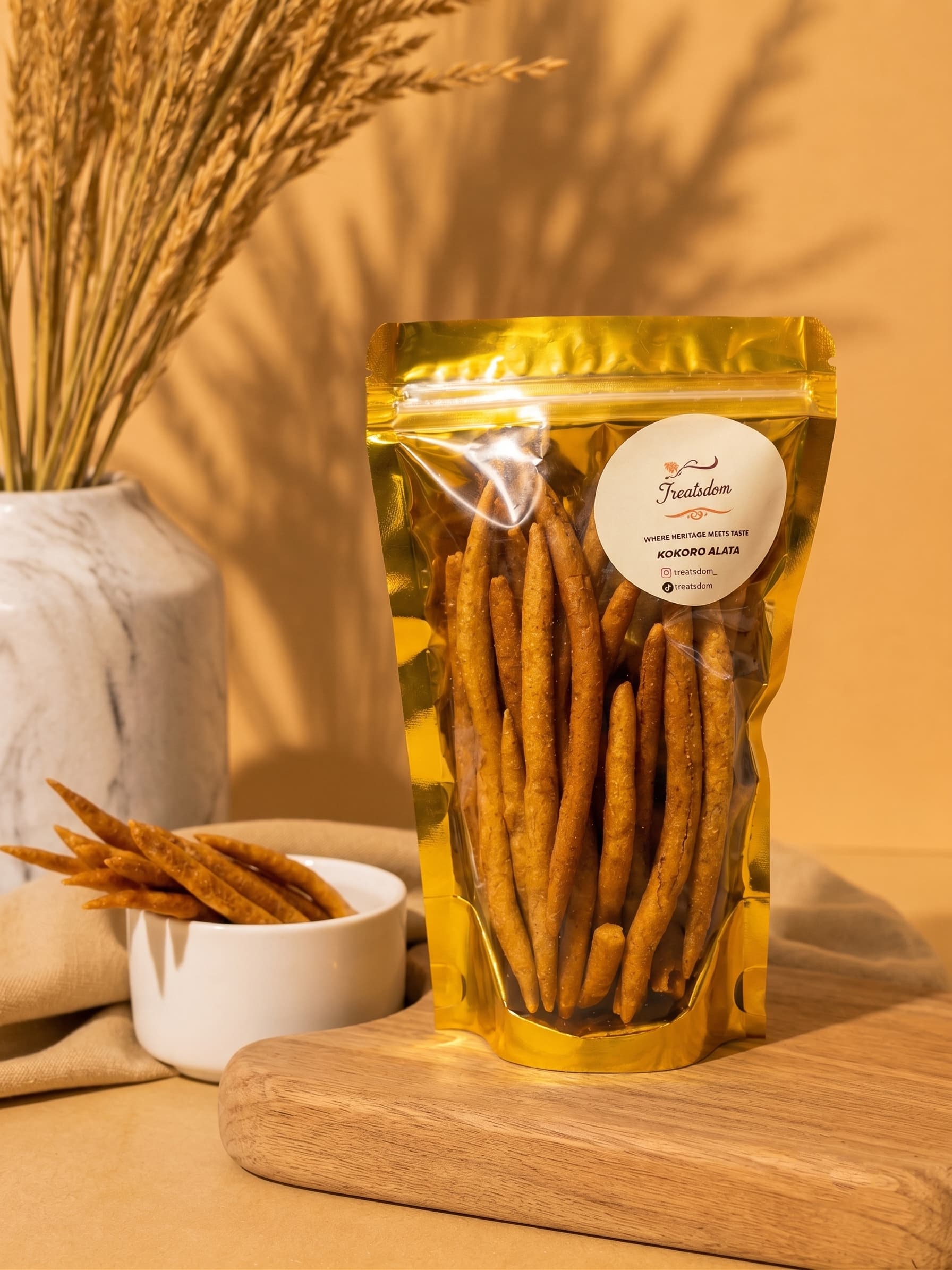 Kokoro Alata — Traditional Crunch Nigerian snack — view 2